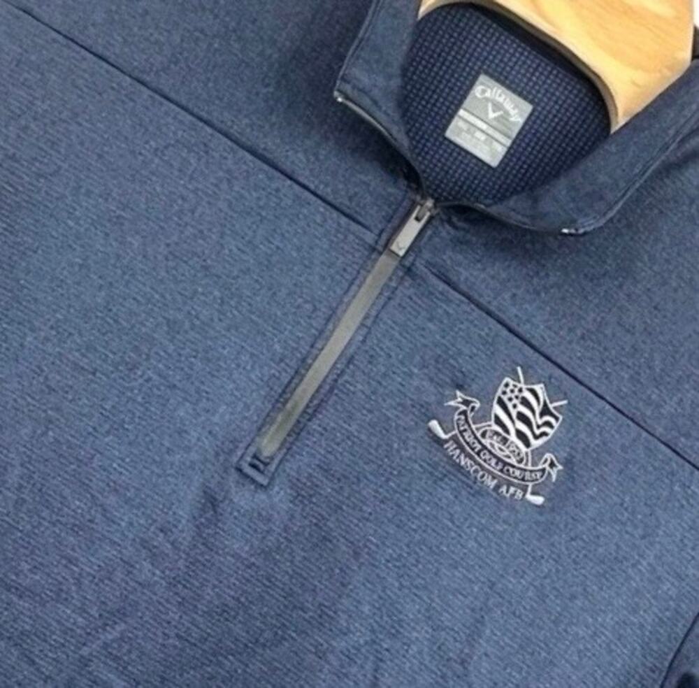 Callaway Weather Series XXL 1/4 Zip Pullover Patriots Golf Hanscom Air Force